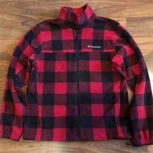 columbia plaid jacket